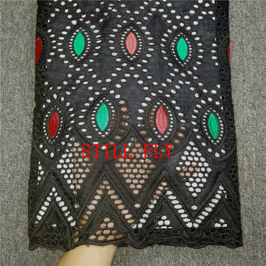 STILL FLY new arrival swiss voile lace in switzerland dubai fabric black african brocade cotton dry 5yards/lot | Дом и сад