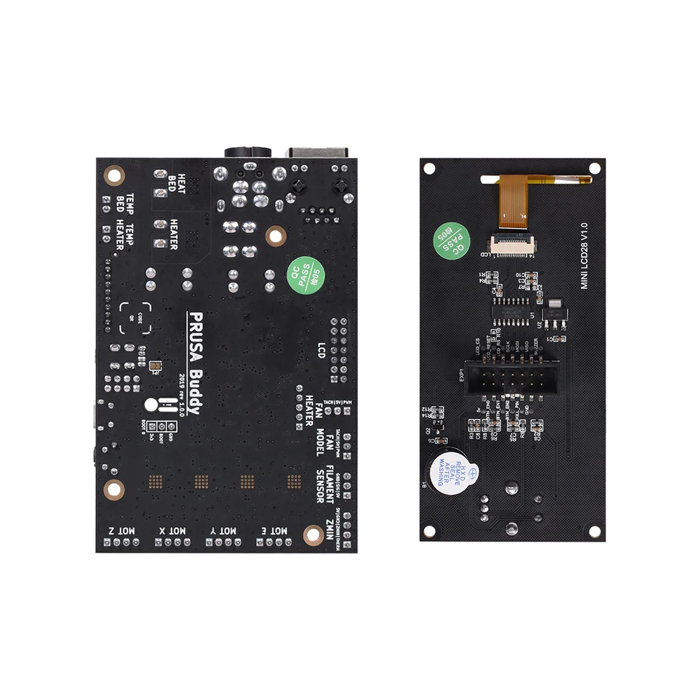 Clone Prusa Buddy плата управления 32 бит интегрированный TMC2209 Драйвер + мини LCD28 V1.0 экран 3D