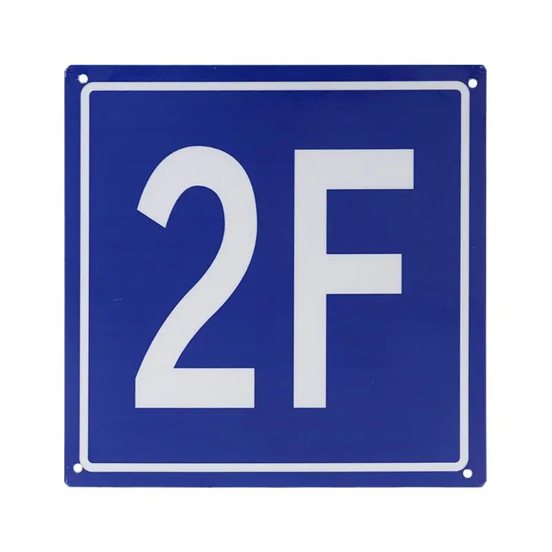 

Floor Number Signs Aluminum Signs for 1F to 10F for School Office Hotel Hospital