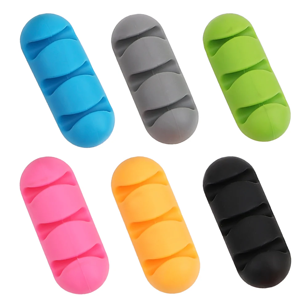 FORAUTO автомобильный держатель провода силиконовый для наушников USB кабель зажим