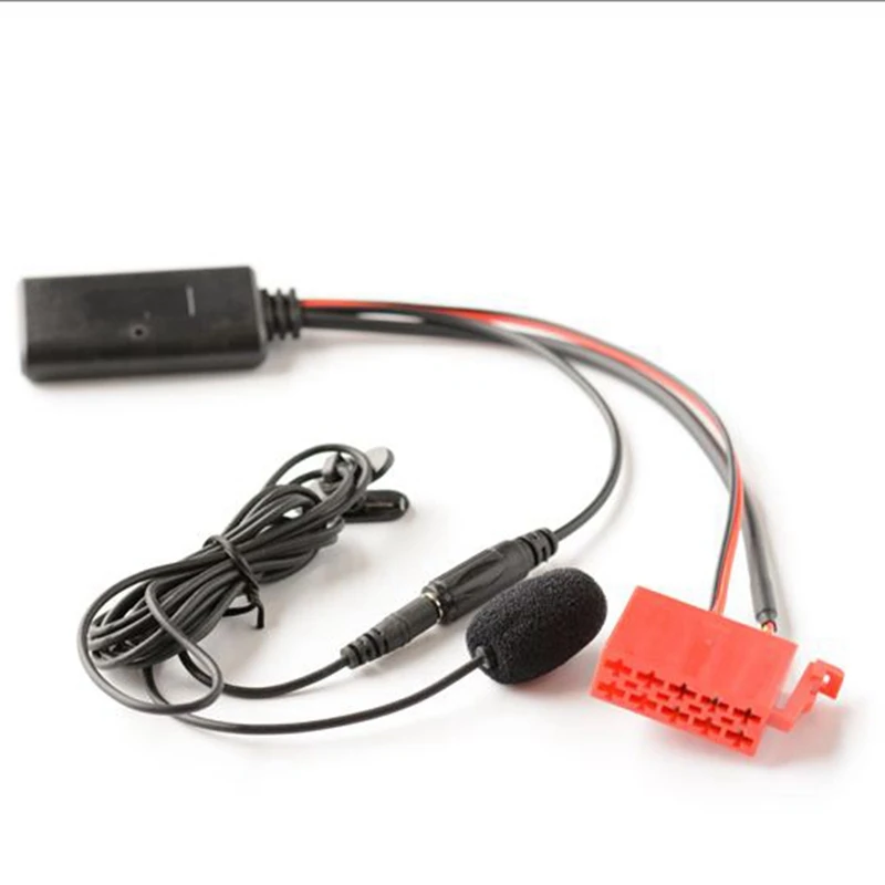 

Car AUX Input Wireless Bluetooth Audio Cable Adapter with Mic for Benz BE2210 BE1650