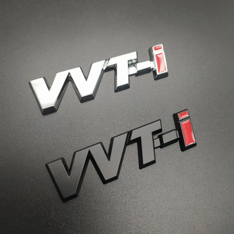 

3D Metal VVTI VVT-I Emblem Badge Car Body Sticker For Car Styling Toyota Corolla 2008 Car Boot Fender Emblem Car Accessories