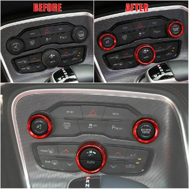 3 шт. алюминиевые накладки на кольцо управления радиоуправлением переменного