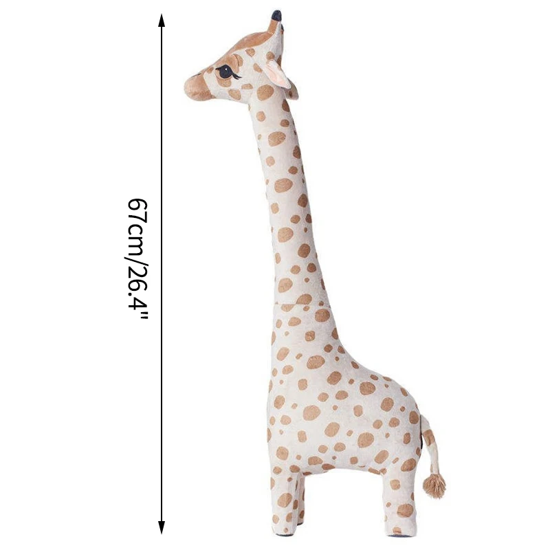 

Giraffe Plush Toys Cute Stuffed Animal Dolls Soft Simulation Giraffe Doll for Boys Girls Birthday Gift Kids Bedroom Decor
