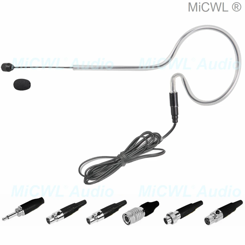 

MiCWL SE02 Black earset Face Headset Microphone for Shure Audio-Technica AKG Sennheiser MiPro Wireless Mic System