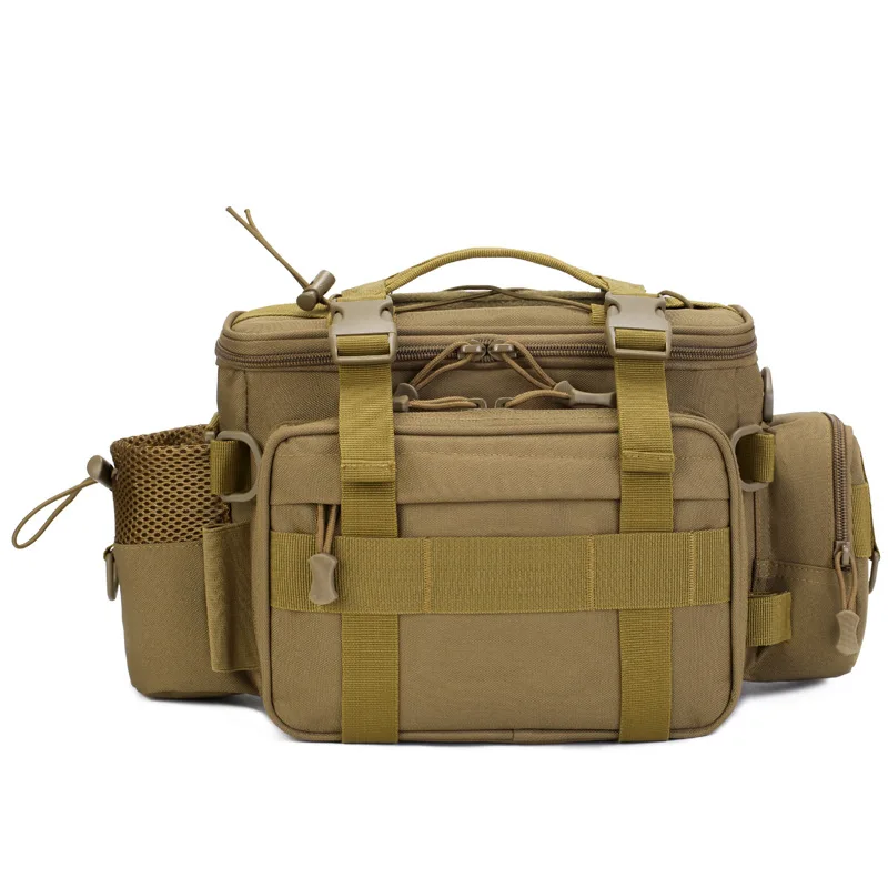

Multifunctional Waterproof Fishing Bag Outdoor Sports Waist Pack Fishing Lures Gear Storage Bag Single Crossbody Bags X448