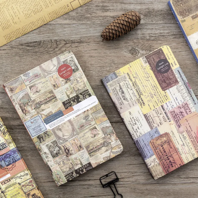 Дневник Блокнот Linead бумаги канцелярские винтажные дневник путешествия журнал