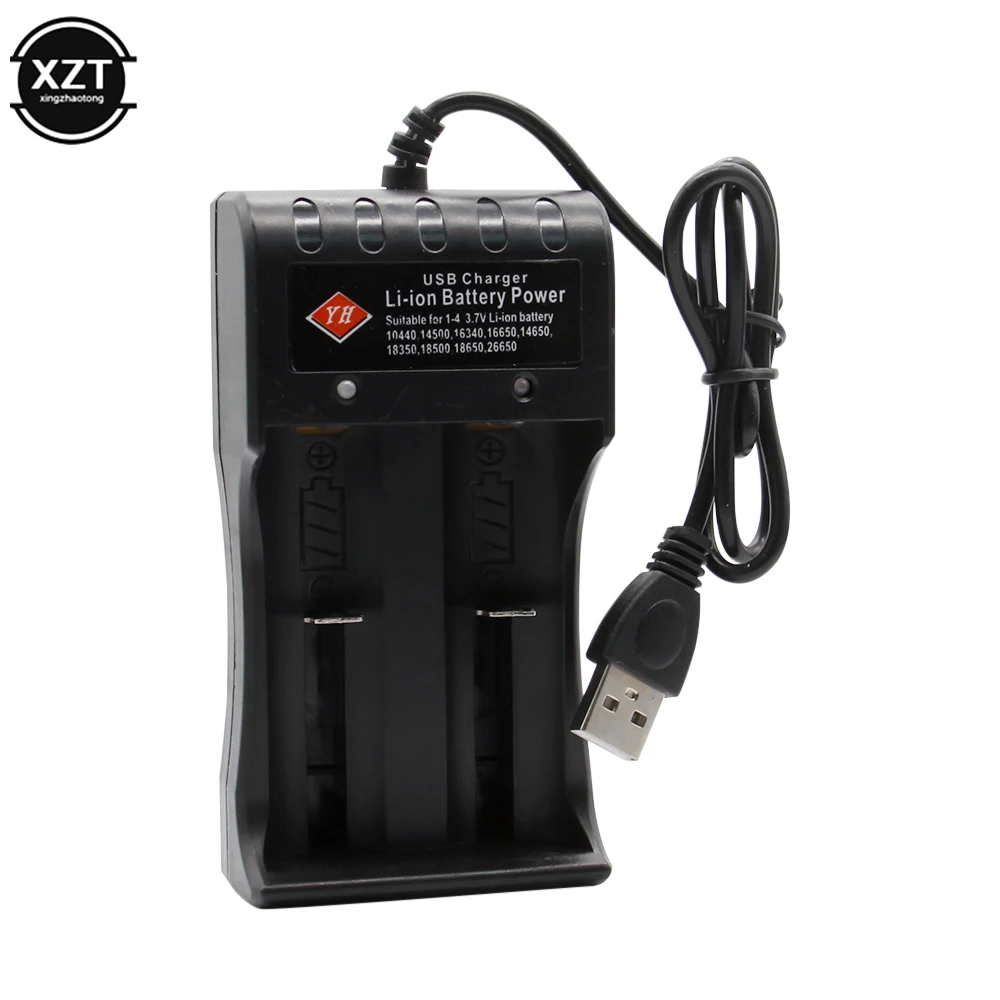 Универсальное зарядное устройство с 2 USB-разъемами для литий-ионных