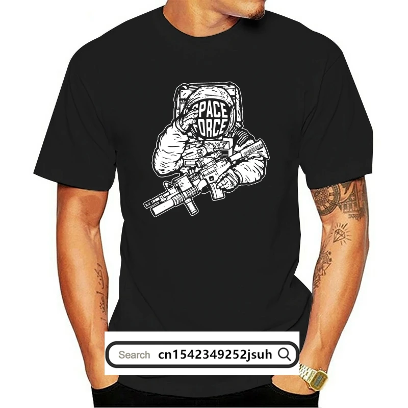 

Camisa dos homens t Espaço Astronauta T-Shirt de Combate Da Força (1) camisetas t-shirt Das Mulheres