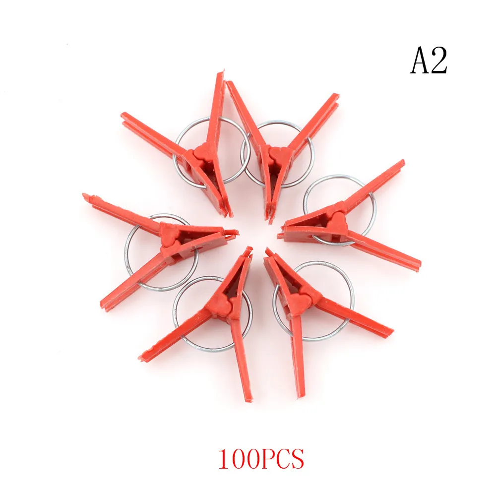 

Hot Koop 100Pcs Tuin Groente Bloem Tomaat Wijnstok Struiken Planten Duurzaam Plastic Enten Clips