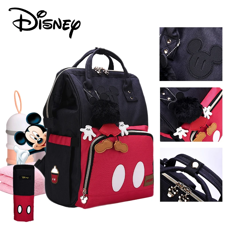 Классические красные сумки для подгузников Disney с Микки Маусом водонепроницаемый