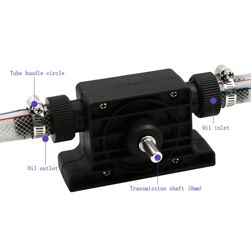 Насос для электродрели самовсасывающие переносные насосы 8 мм с круглой