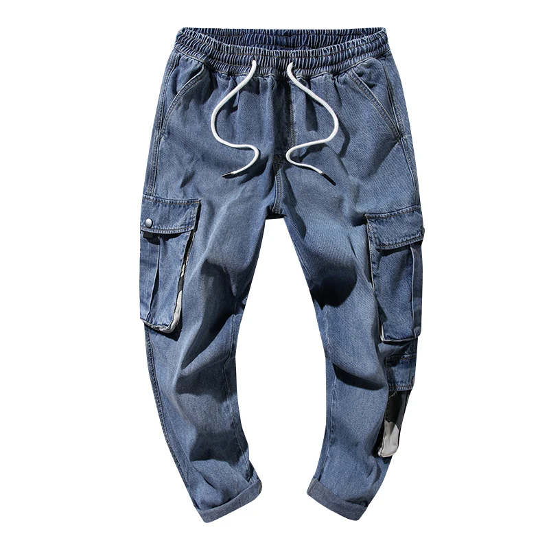 

FAVOCENT 2019 Men's Denim Jeans Men Harem Pants New Autumn Fashion Vintage Camo Trousers Skinny Pant Male Joggers Hip Hop Jean