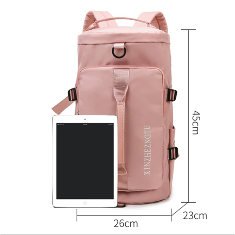 Large-capacity Sports Fitness Backpack Leisure Lightweight Handbag Travel Bags Multifunctional Yoga Training Double-shoulder Bag