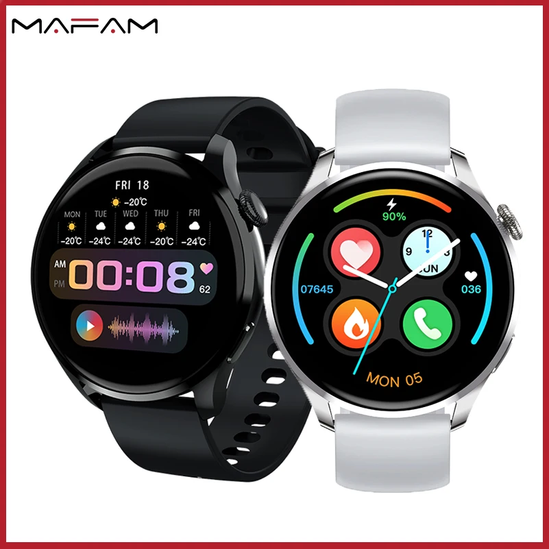 Смарт-часы AMOLED 1 35 дюйма HD 420*420 водостойкие IP67 128 м | Электроника