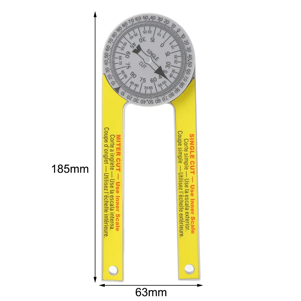 

Calibration Tool Protractor Finder Angle Finder Miter Saw Goniometer Miter Gauge Arm Measuring Ruler 505p-7