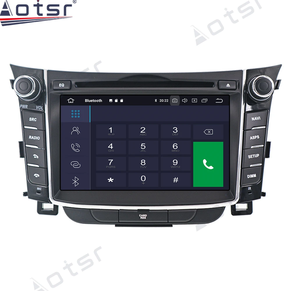 

Android 10. 4GB+64GB Car GPS Navigation Auto Stereo Multimedia For Hyundai I30 Elantra GT 2012+ no DVD Radio Player Headunit DSP