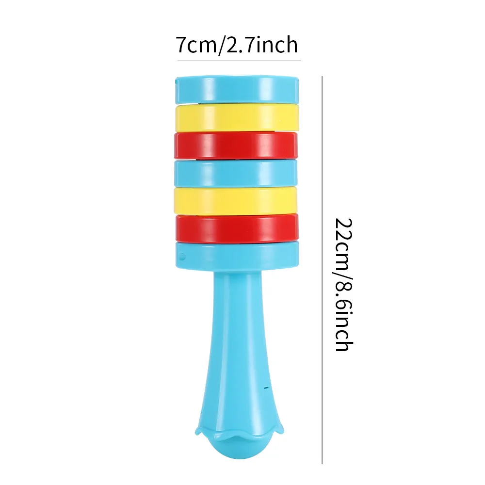 

Kid Stress Reliever Anti-Stress Toy Plastic Fidget Stick Fidget Stick Slip Colorful Durable Relaxed Stress Relief Sticks Gift