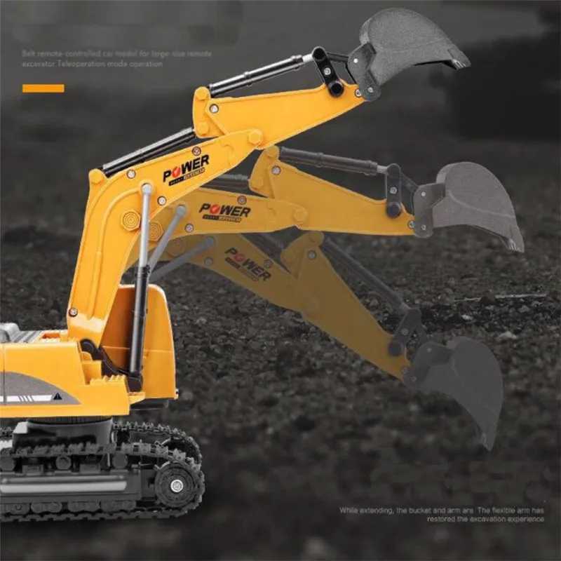 2 4 ГГц 6 канальный 1:24 экскаватор на дистанционном управлении игрушки RC инженерной