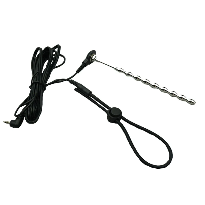 Электро-шоковая вилка для мужского пениса из нержавеющей стали катетер