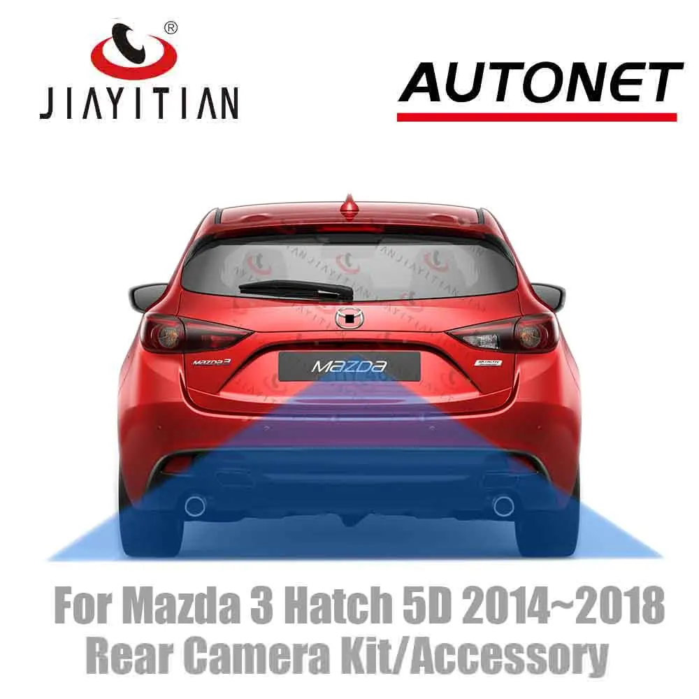 JIAYITIAN Per Mazda 3 5d Hatch 2014 2015 2016 2017 2018 originale Della Fabbrica Cavo Adattatore Schermo Videocamera vista posteriore/kit backup macchina fotografica