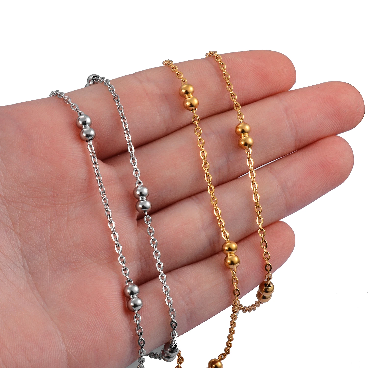 

New Fashion Stainless Steel Chain Men And Women Jewelry