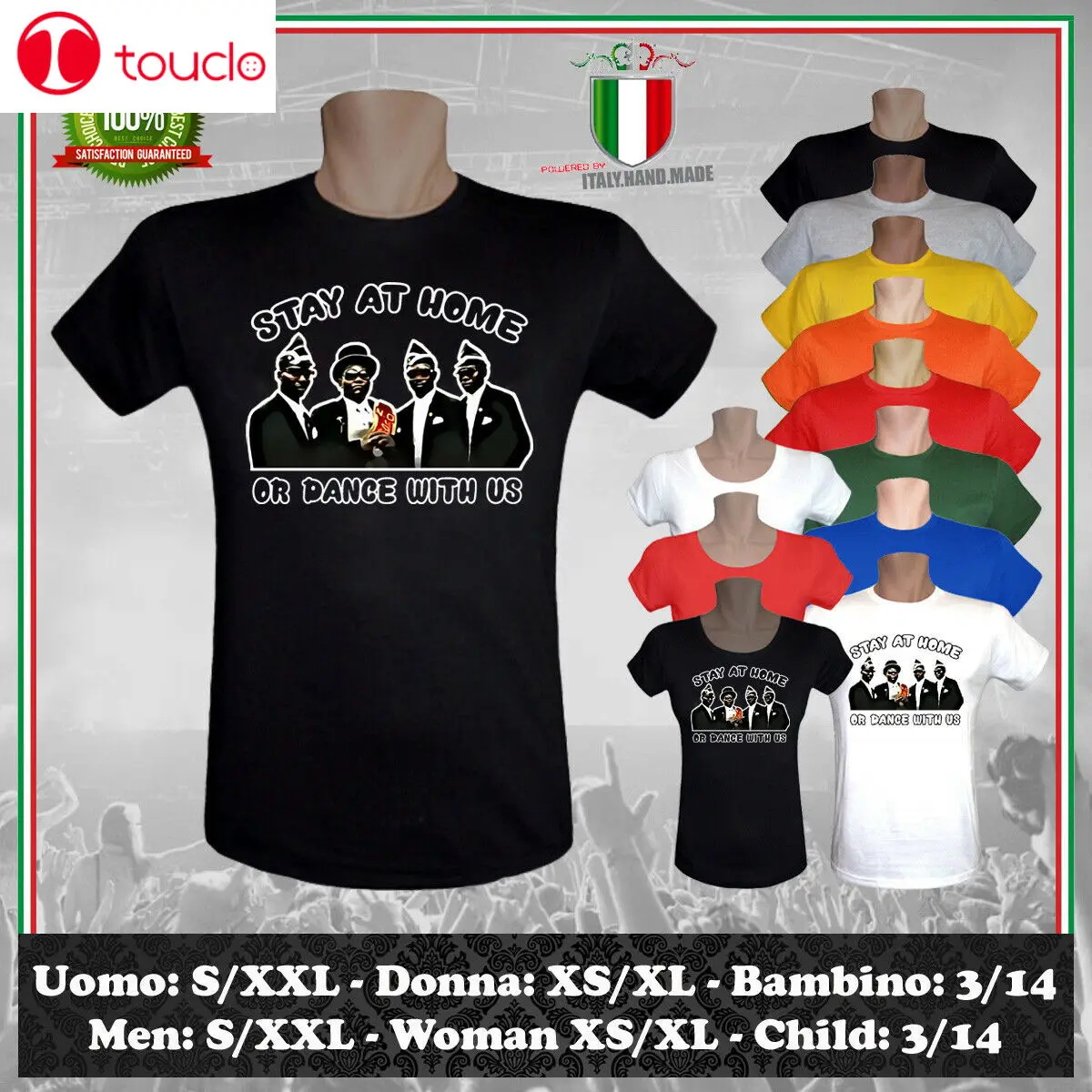 

Футболка с надписью «Stay At Home», погребальные танцевальные танцоры, мемы, гроб, мужская, женская, детская, унисекс, женская, Мужская футболка