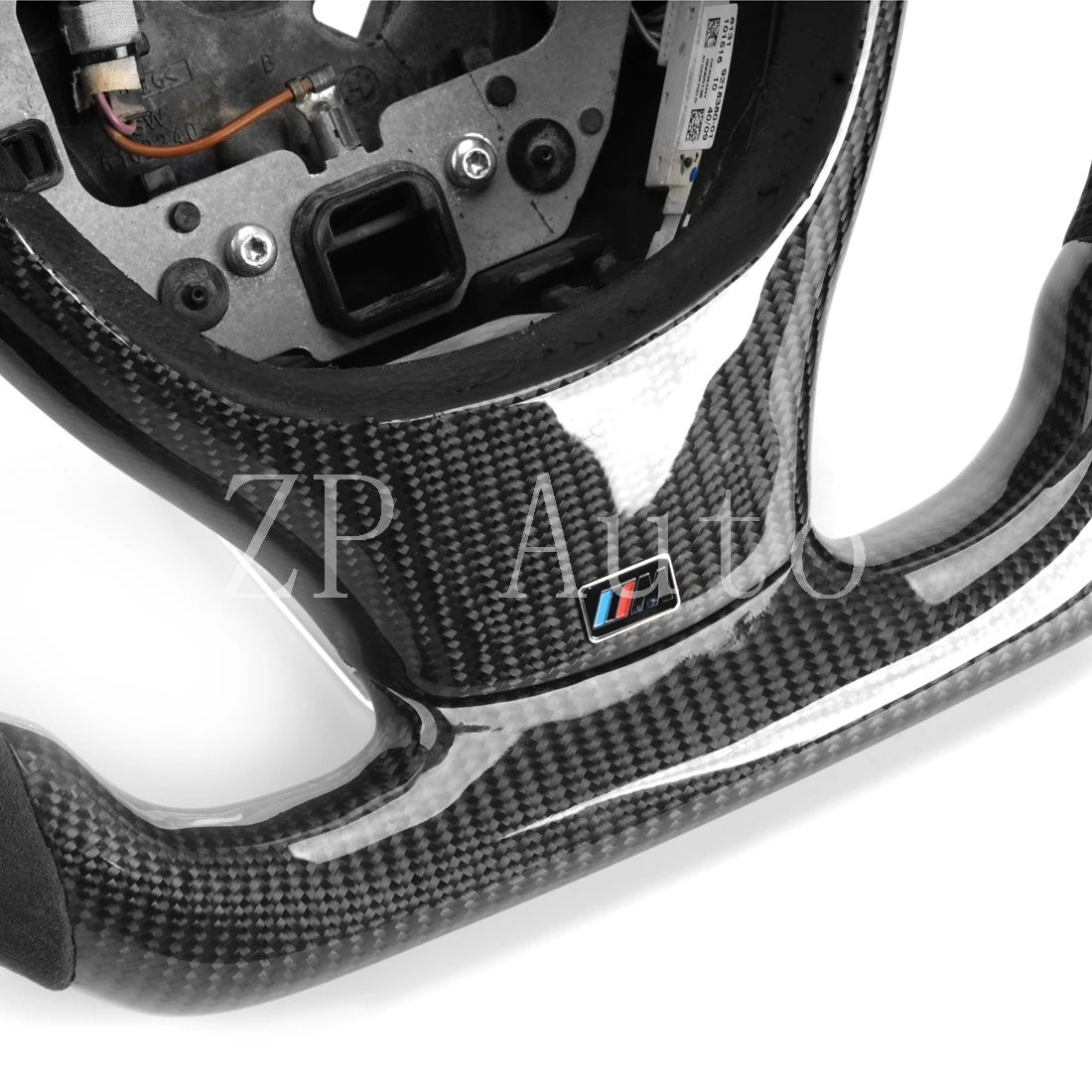 Pаспродажа Руль для BMW 5 6 7 Series F10 F18, руль из углеродного волокна с алькантараром, без рычага переключения передач