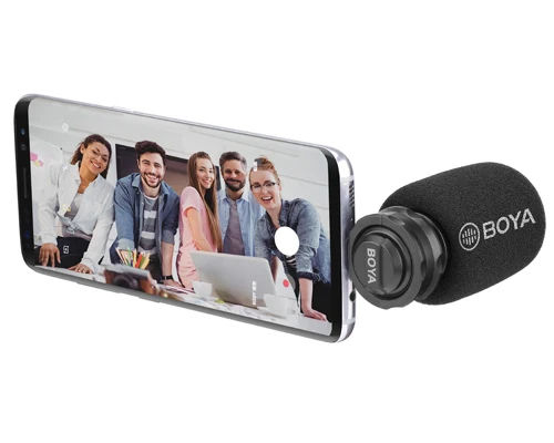 Микрофон BOYA BY DM100 Shotgun для Android цифровой конденсаторный стереомикрофон