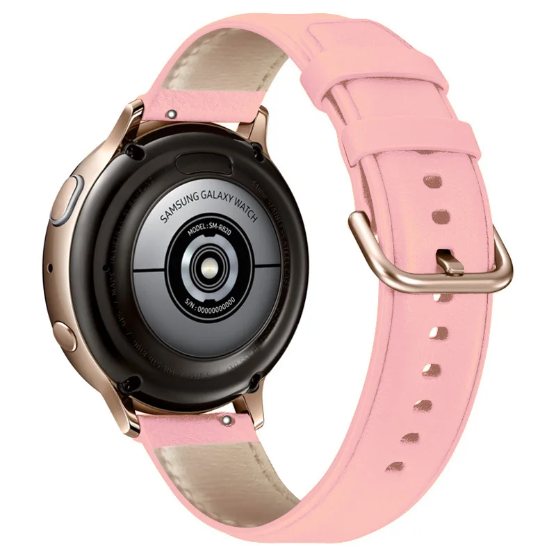 

Ремешок для часов Samsung Galaxy Active2, сменный Браслет из натуральной кожи для Galaxy Watch 3 41 мм