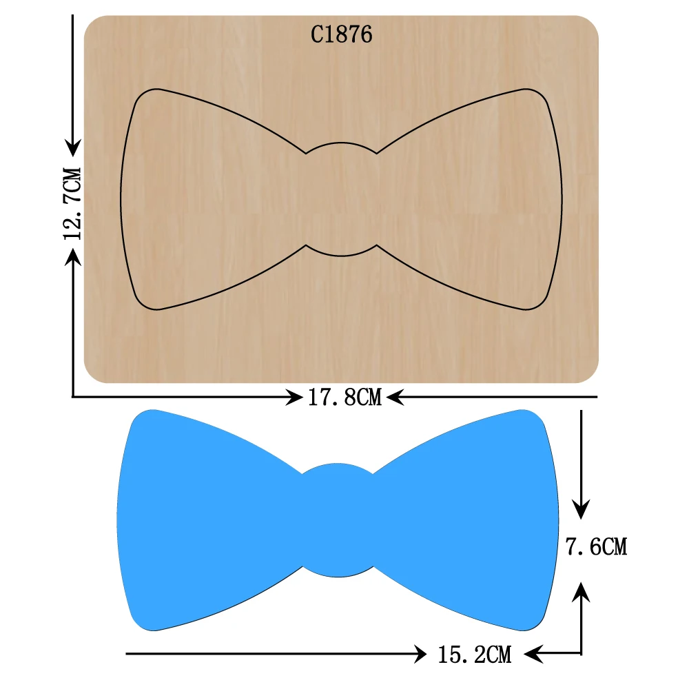 Деревянный Скрапбукинг C1876 с бантом|scrapbooking dies|scrapbooking woodscrapbooking bows |