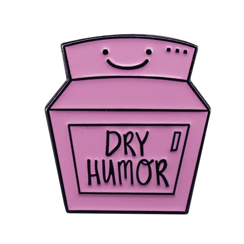 Сухой юмористический эмалированный штифт милый дизайн сушилки Забавный