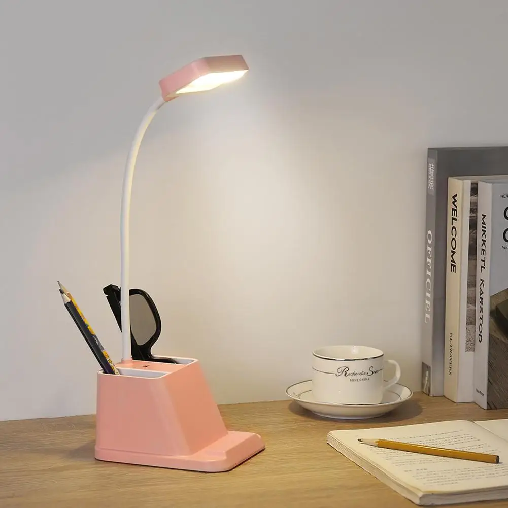 USB Rechargeable LED Desk Lamp Modern Fashion Multi-function Standard Paragraph Bedroom Bedside Touch Table Light | Лампы и освещение