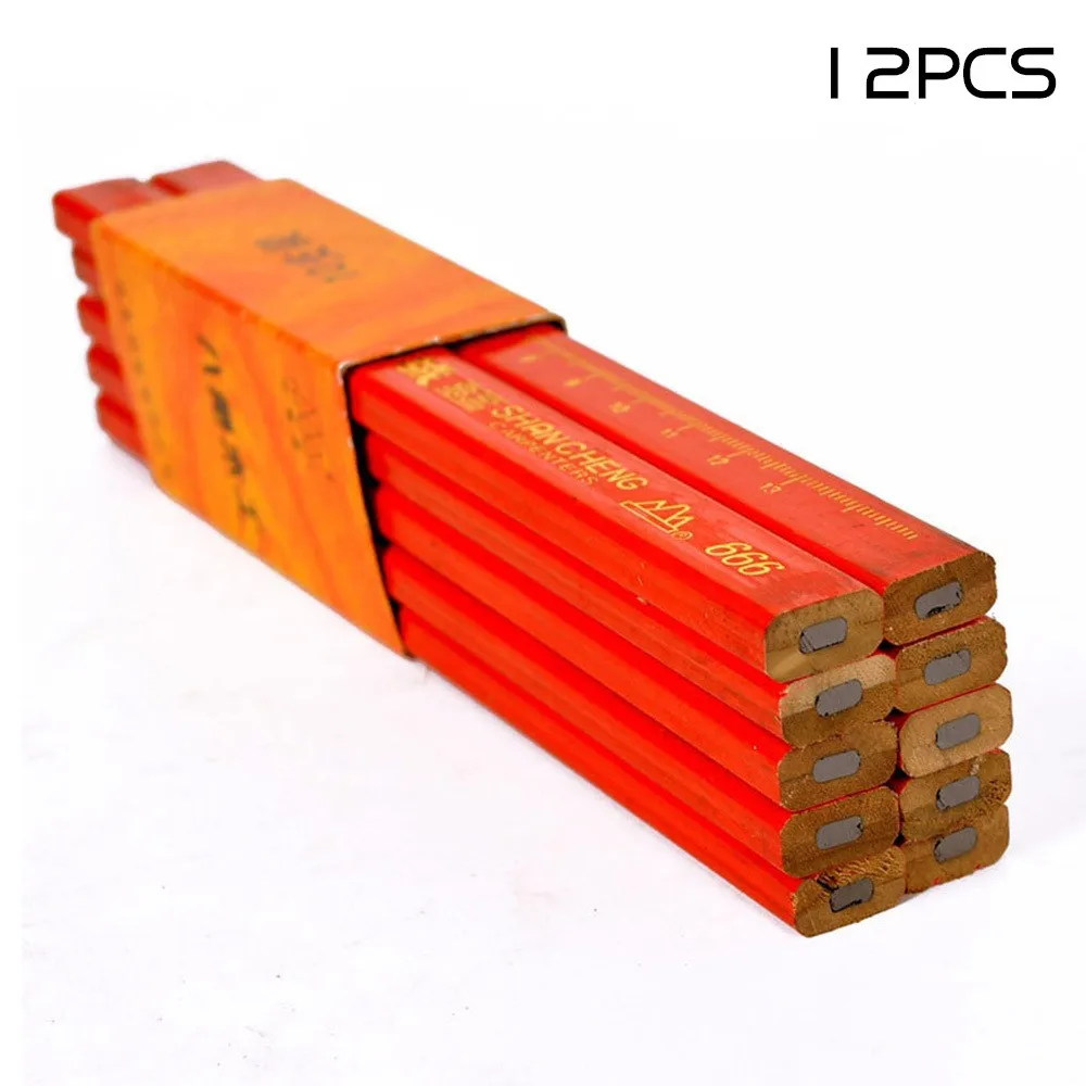

Wood Working Carpenters Pencil Pencils 175mm Black Lead Construction DIY