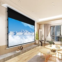 4k 8k 3d hd ready black diamond alr ambient light rejecting surface recessed in ceiling electric tab tensioned projector screen