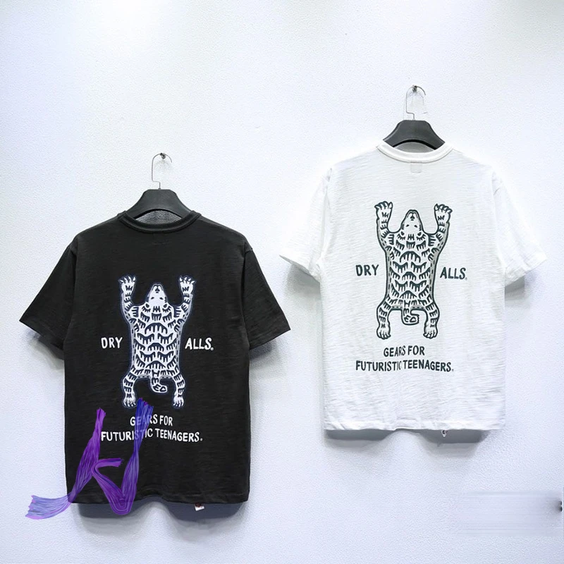 

Футболка Мужская/женская оверсайз, Высококачественная мультяшная одежда с животным, модный топ