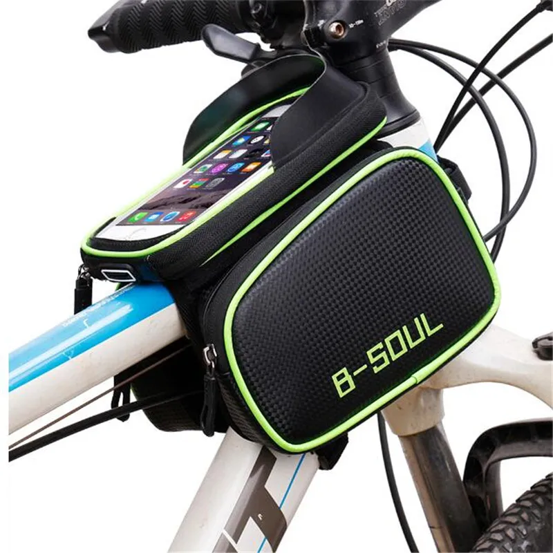 

Bicycle Bag Rainproof Touch Screen Phone Top Tube Bag MTB Road Bike Frame Front Saddle Bag & Pannier Bike Accessories