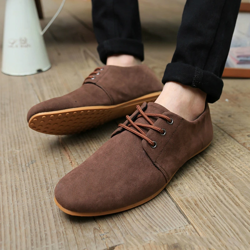 

Men's Casual Lace-up Shoes Fashion Retro Classic Sneakers Non-slip British Style Retro Trend Low-top Casual Men's Shoes