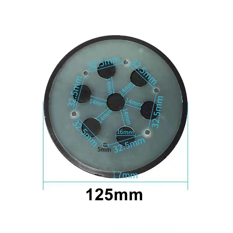 Пневматический 5-дюймовый 7 + 6 шлифовальный диск для шлифовальной машины RYOBI PEG-130