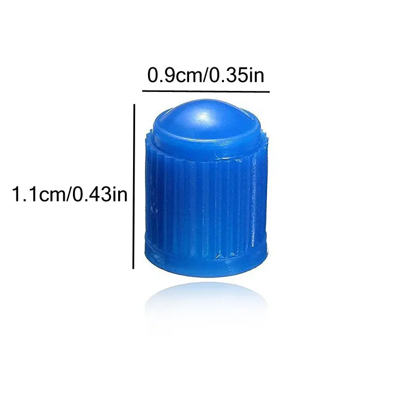 100 шт./лот колпачки для клапанов велосипедных шин пластиковый клапан Schrader