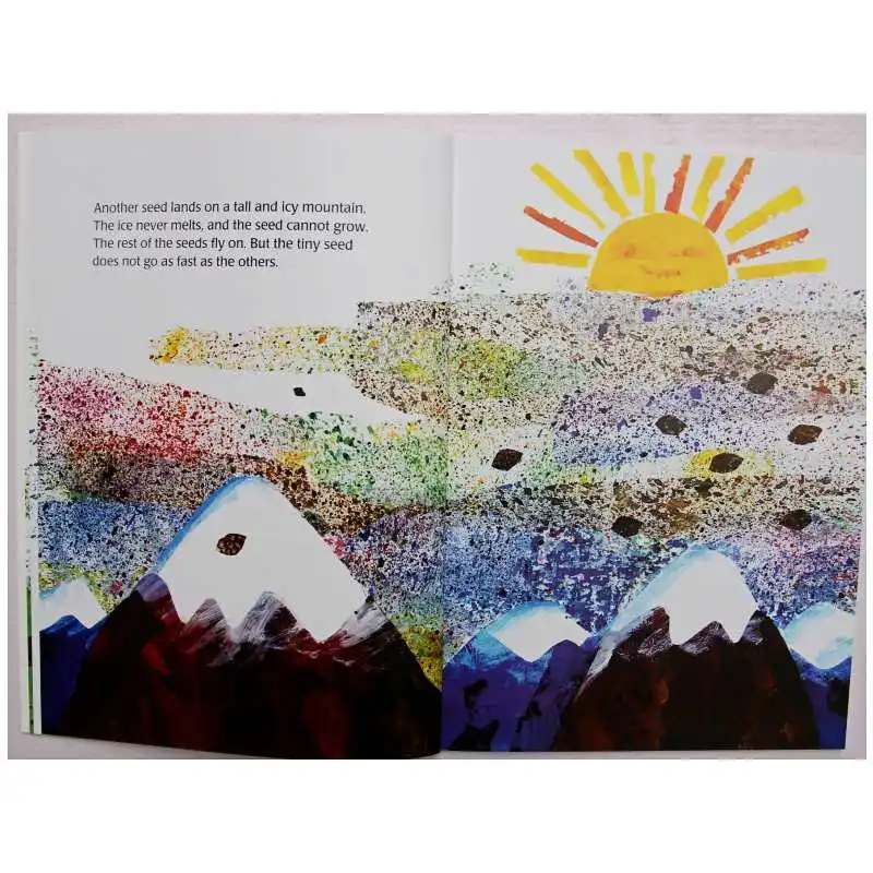 Крошечное Семя от Eric Carle обучающая английская книга с картинками карта для детей