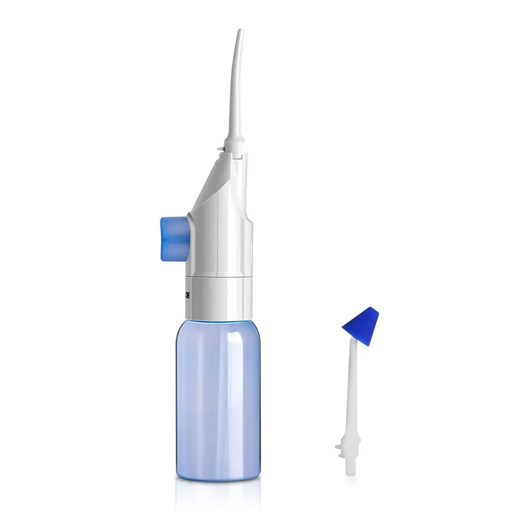 

Manual Air Pressure Tooth Punch Pneumatic Dental Flosser Mouthwash Dental Floss Water Jet Nasal Irrigator