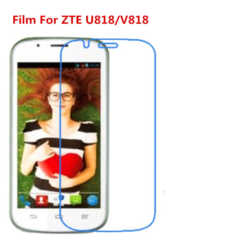 1/2/5/10 шт. ультратонкая прозрачная защитная пленка для HD ЖК-экрана с тканевой пленкой для очистки для ZTE U818/V818.
