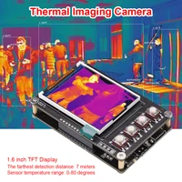 1 6 inch tft display screen infrared thermal imager sensor amg8833 handheld ir temperature thermometer thermal imaging camera