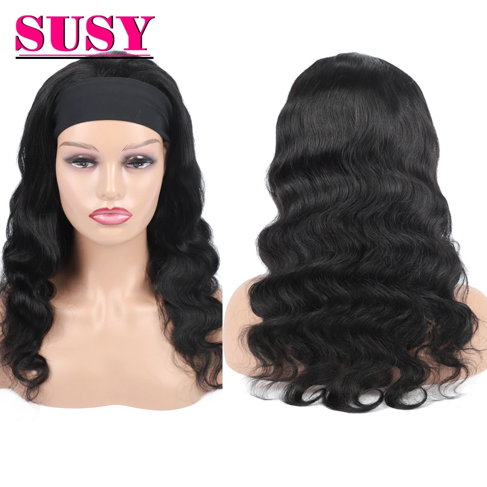 Лента для волос парики Humain манекен шарфа парика длиной 28 дюймов Пряди