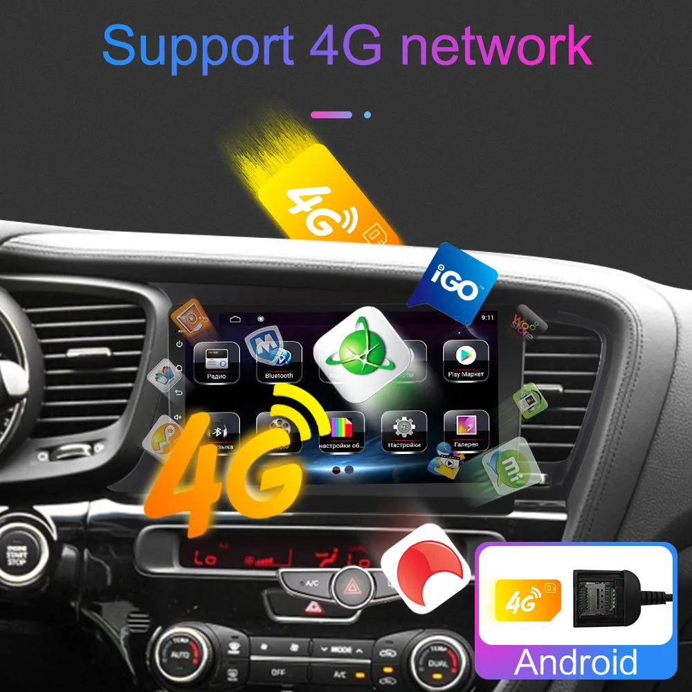 2 Гб ОЗУ Android 9 0 Автомобильный мультимедийный видео плеер для Kia K5 Optima 3 2010 2011 2012 2013
