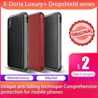 x doria defense lux dropshield case for iphone x xr xs max military grade drop tested case for iphone xr xs max aluminum cover