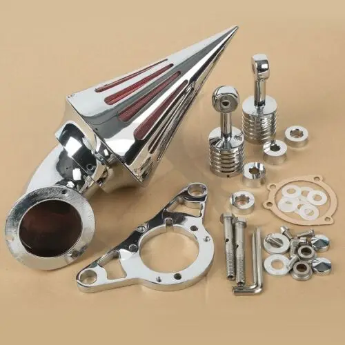Мотоцикл Алюминиевый Спайк Воздухоочиститель фильтр для Harley Cross Bones Softail Rocker 2008 2009