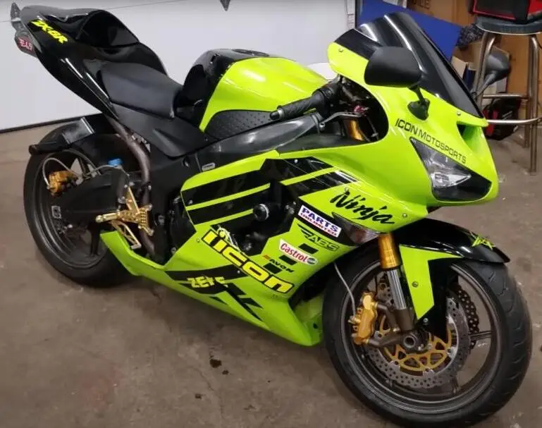 

Новый комплект обтекателей из АБС-пластика подходит для Kawasaki Ninja ZX6R 2007 2008ZX-6R 07 08 636 классный кузов бесплатно