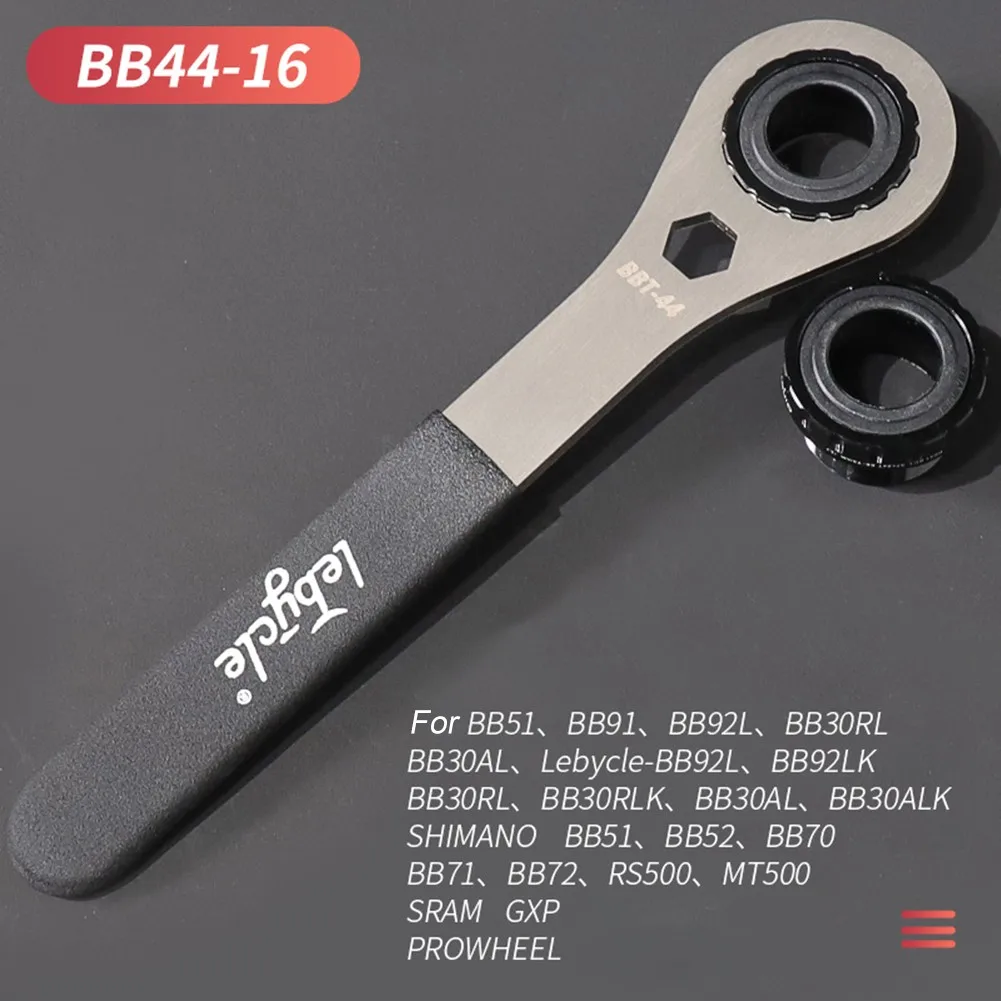 

Гаечный ключ, нижний кронштейн, инструмент 44 мм для BB44 BB40.5 BB39 BB50, высокоточные инструменты для резки и удаления из нержавеющей стали, для ремонта велосипеда